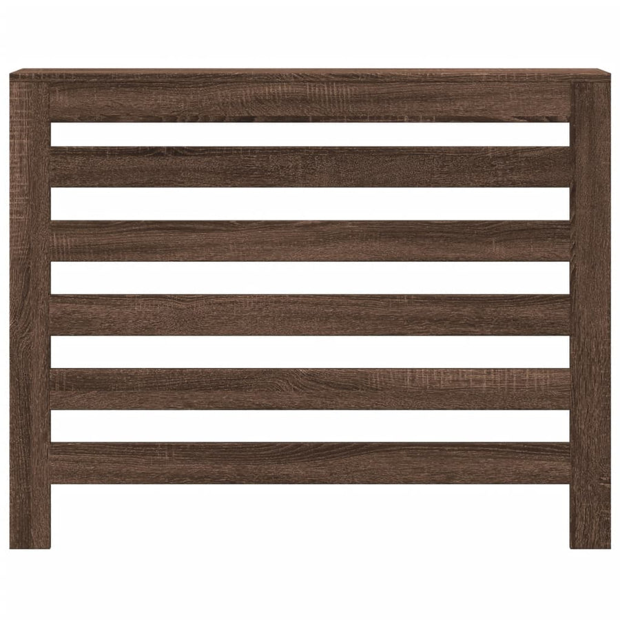 Radiatorombouw 104x20x82 cm bewerkt hout bruin eikenkleurig