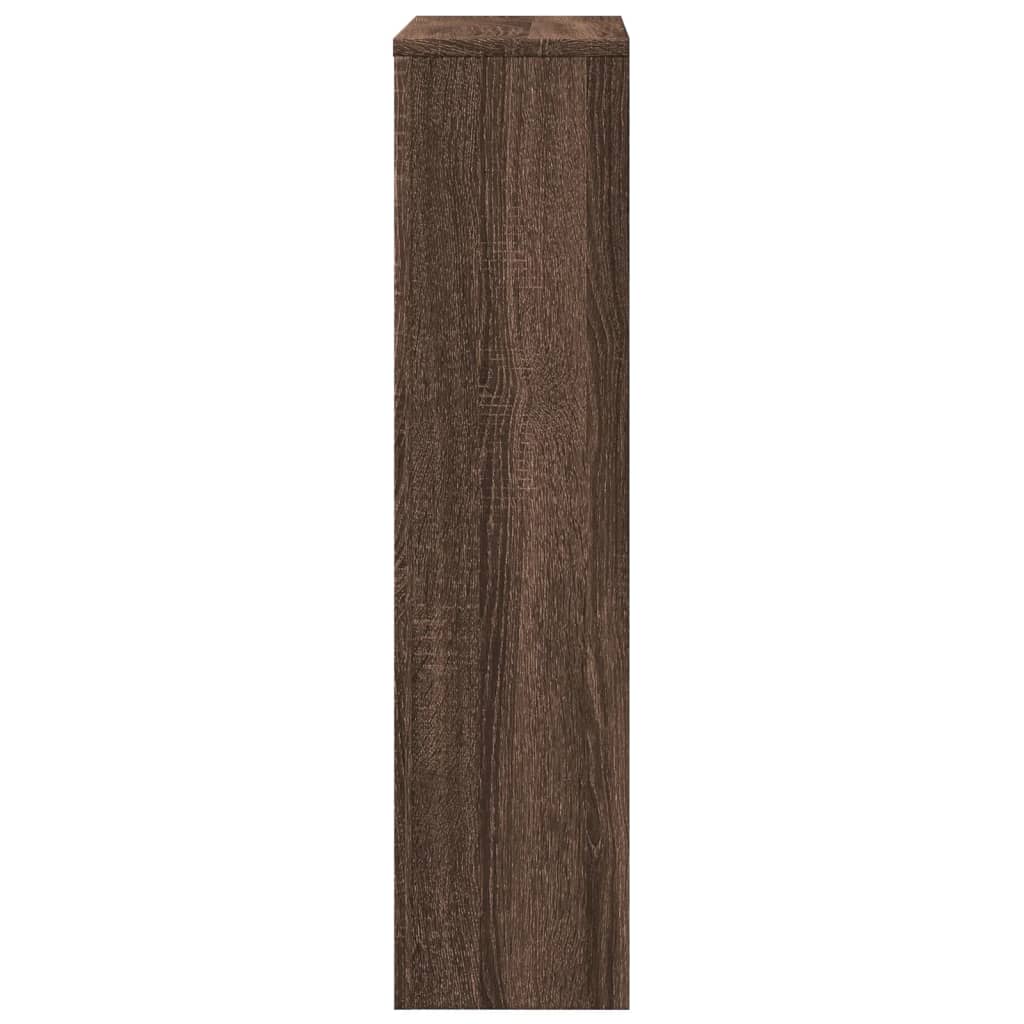 Radiatorombouw 104x20x82 cm bewerkt hout bruin eikenkleurig