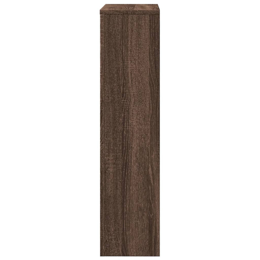 Radiatorombouw 104x20x82 cm bewerkt hout bruin eikenkleurig