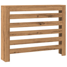 Radiatorombouw 104x20x82 cm bewerkt hout artisanaal eikenkleur