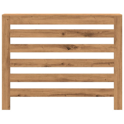 Radiatorombouw 104x20x82 cm bewerkt hout artisanaal eikenkleur