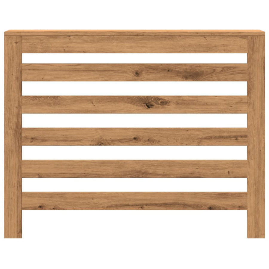 Radiatorombouw 104x20x82 cm bewerkt hout artisanaal eikenkleur