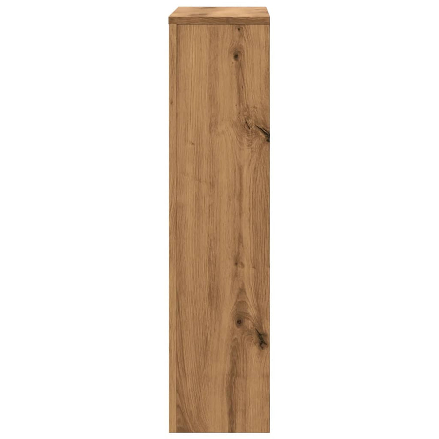 Radiatorombouw 104x20x82 cm bewerkt hout artisanaal eikenkleur
