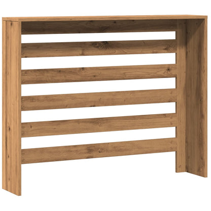 Radiatorombouw 104x20x82 cm bewerkt hout artisanaal eikenkleur