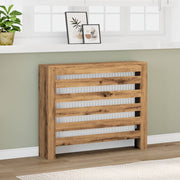 Radiatorombouw 104x20x82 cm bewerkt hout eikenkleur