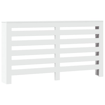 Radiatorombouw 149x20x82 cm bewerkt hout wit