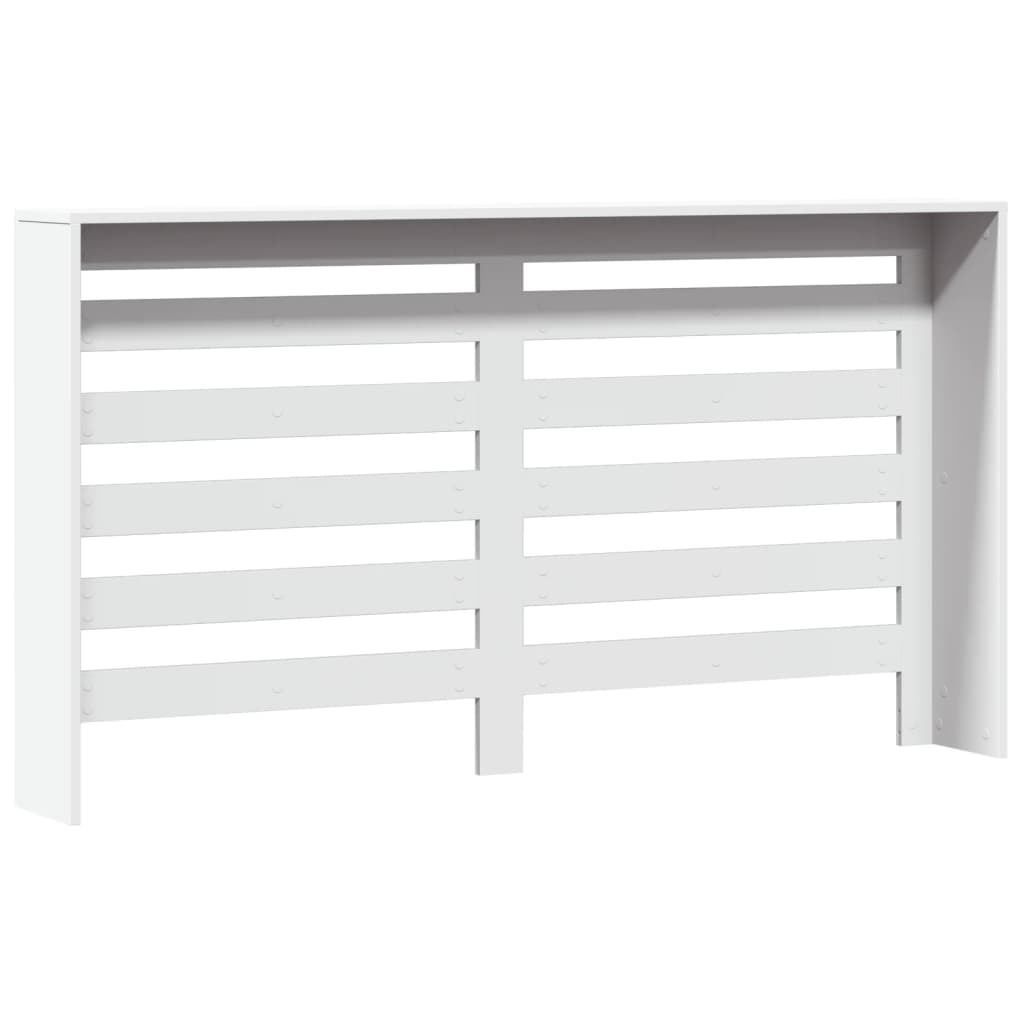 Radiatorombouw 149x20x82 cm bewerkt hout wit