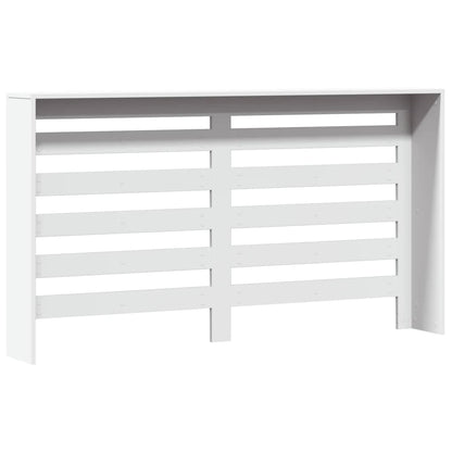 Radiatorombouw 149x20x82 cm bewerkt hout wit