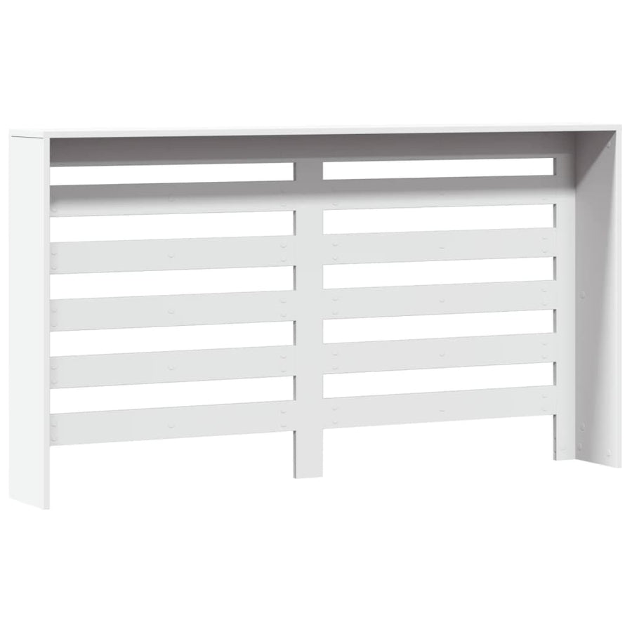 Radiatorombouw 149x20x82 cm bewerkt hout wit