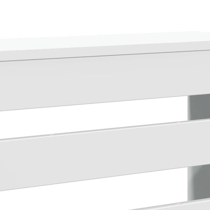 Radiatorombouw 149x20x82 cm bewerkt hout wit