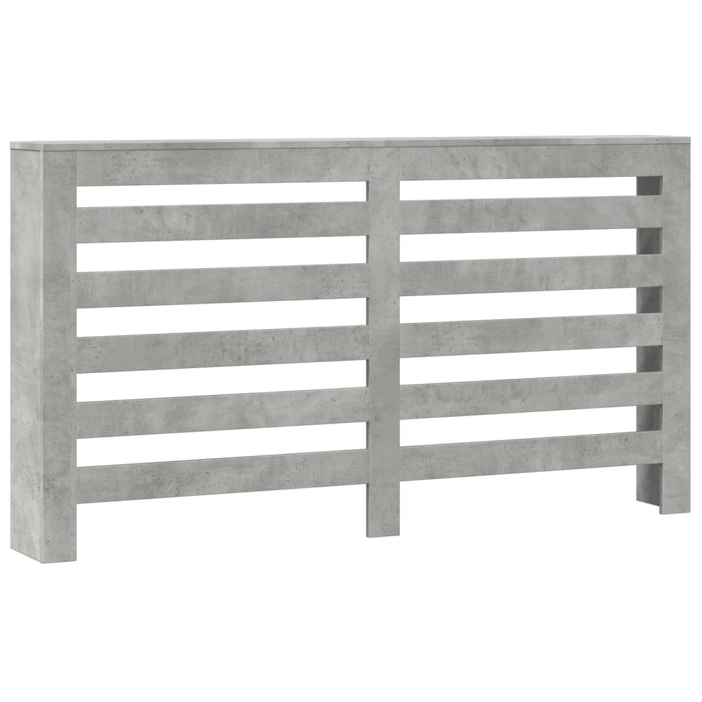 Radiatorombouw 149x20x82 cm bewerkt hout betongrijs