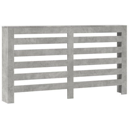 Radiatorombouw 149x20x82 cm bewerkt hout betongrijs