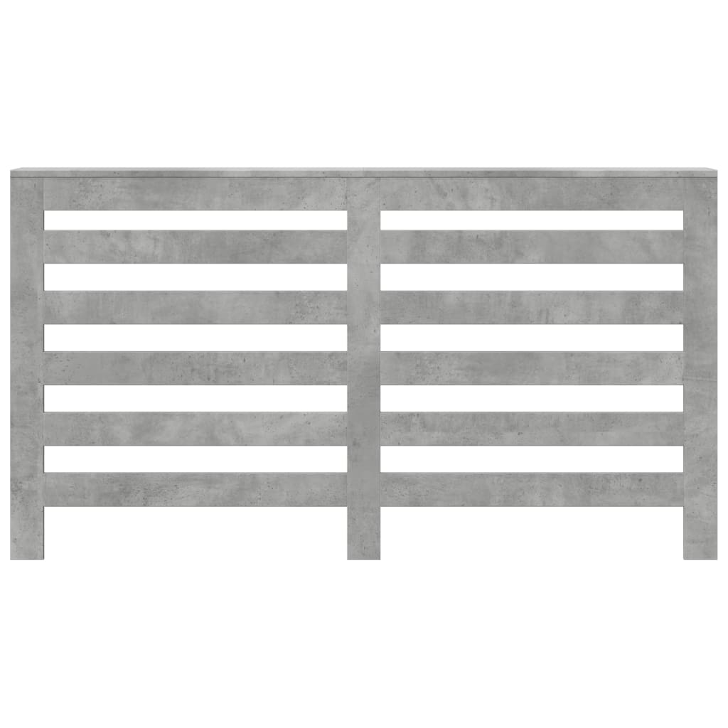 Radiatorombouw 149x20x82 cm bewerkt hout betongrijs