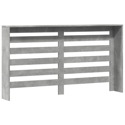 Radiatorombouw 149x20x82 cm bewerkt hout betongrijs