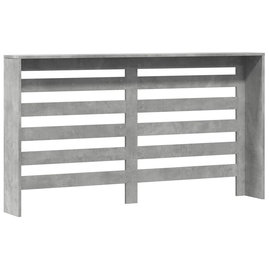 Radiatorombouw 149x20x82 cm bewerkt hout betongrijs