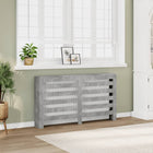 Radiatorombouw 149x20x82 cm betongrijs bewerkt hout