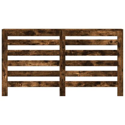 Radiatorombouw 149x20x82 cm bewerkt hout gerookt eikenkleurig