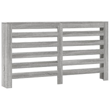 Radiatorombouw 149x20x82 cm bewerkt hout grijs sonoma eiken
