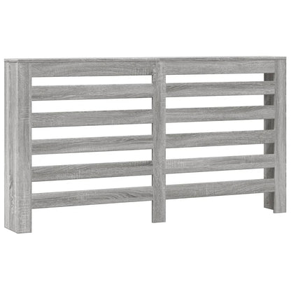 Radiatorombouw 149x20x82 cm bewerkt hout grijs sonoma eiken