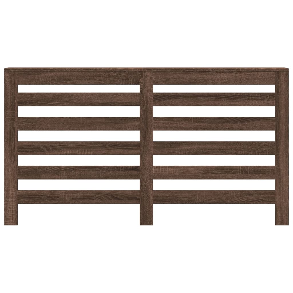 Radiatorombouw 149x20x82 cm bewerkt hout bruin eikenkleurig
