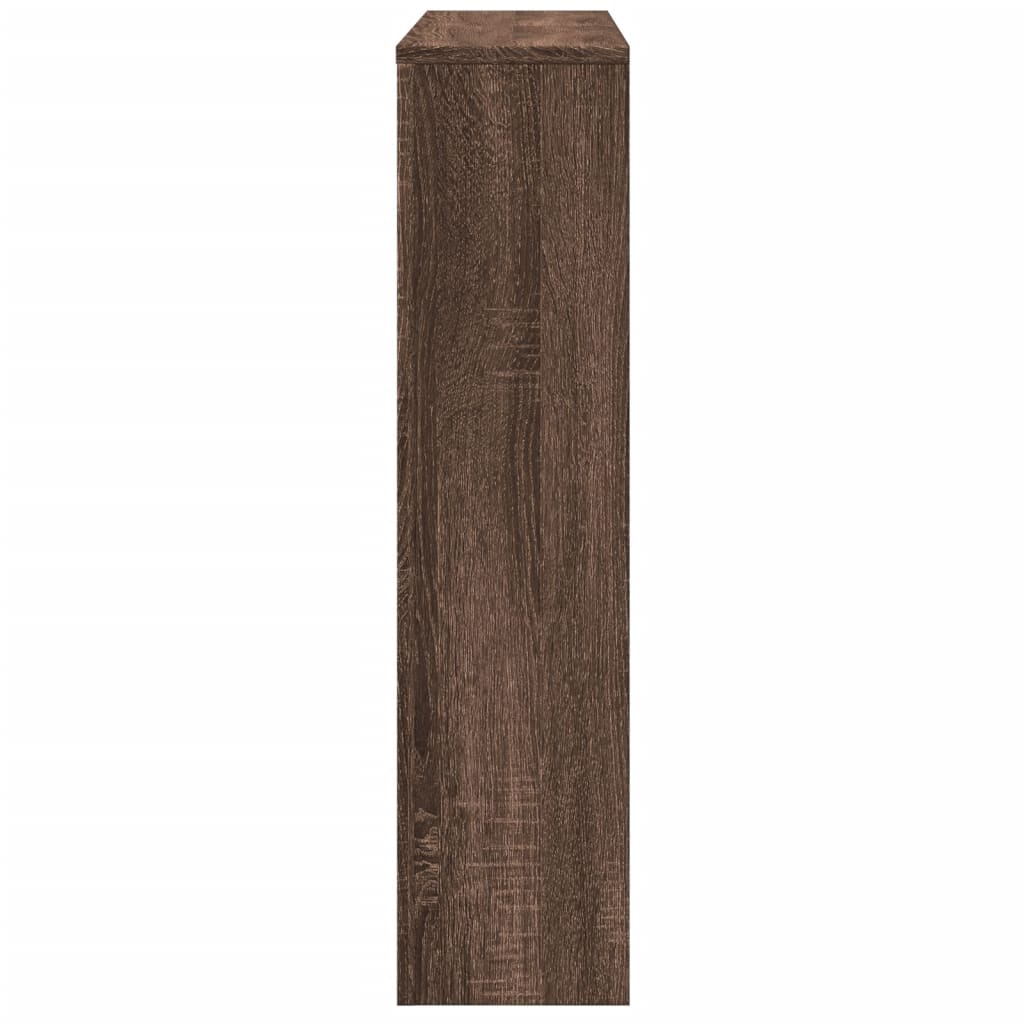 Radiatorombouw 149x20x82 cm bewerkt hout bruin eikenkleurig