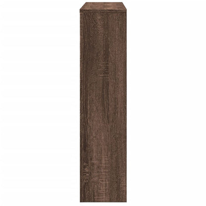 Radiatorombouw 149x20x82 cm bewerkt hout bruin eikenkleurig