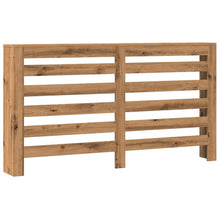Radiatorombouw 149x20x82 cm bewerkt hout artisanaal eikenkleur