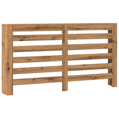 Radiatorombouw 149x20x82 cm bewerkt hout artisanaal eikenkleur