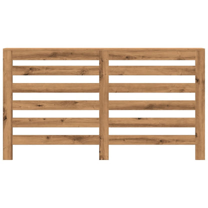 Radiatorombouw 149x20x82 cm bewerkt hout artisanaal eikenkleur