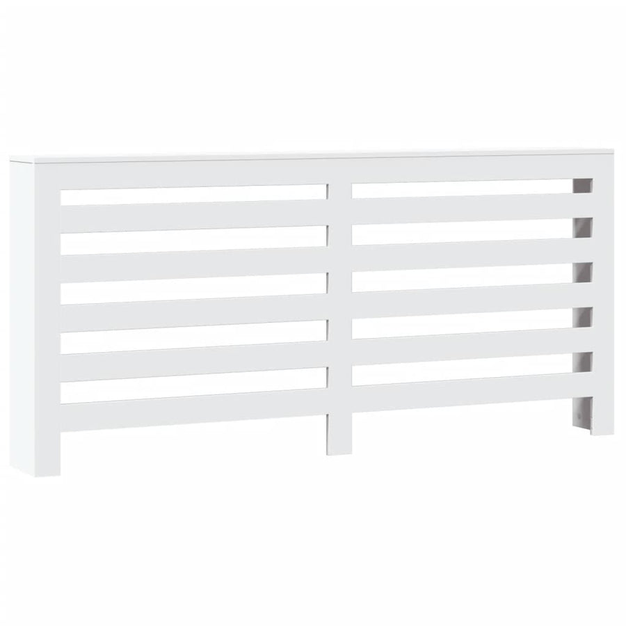 Radiatorombouw 175x20x82 cm bewerkt hout wit