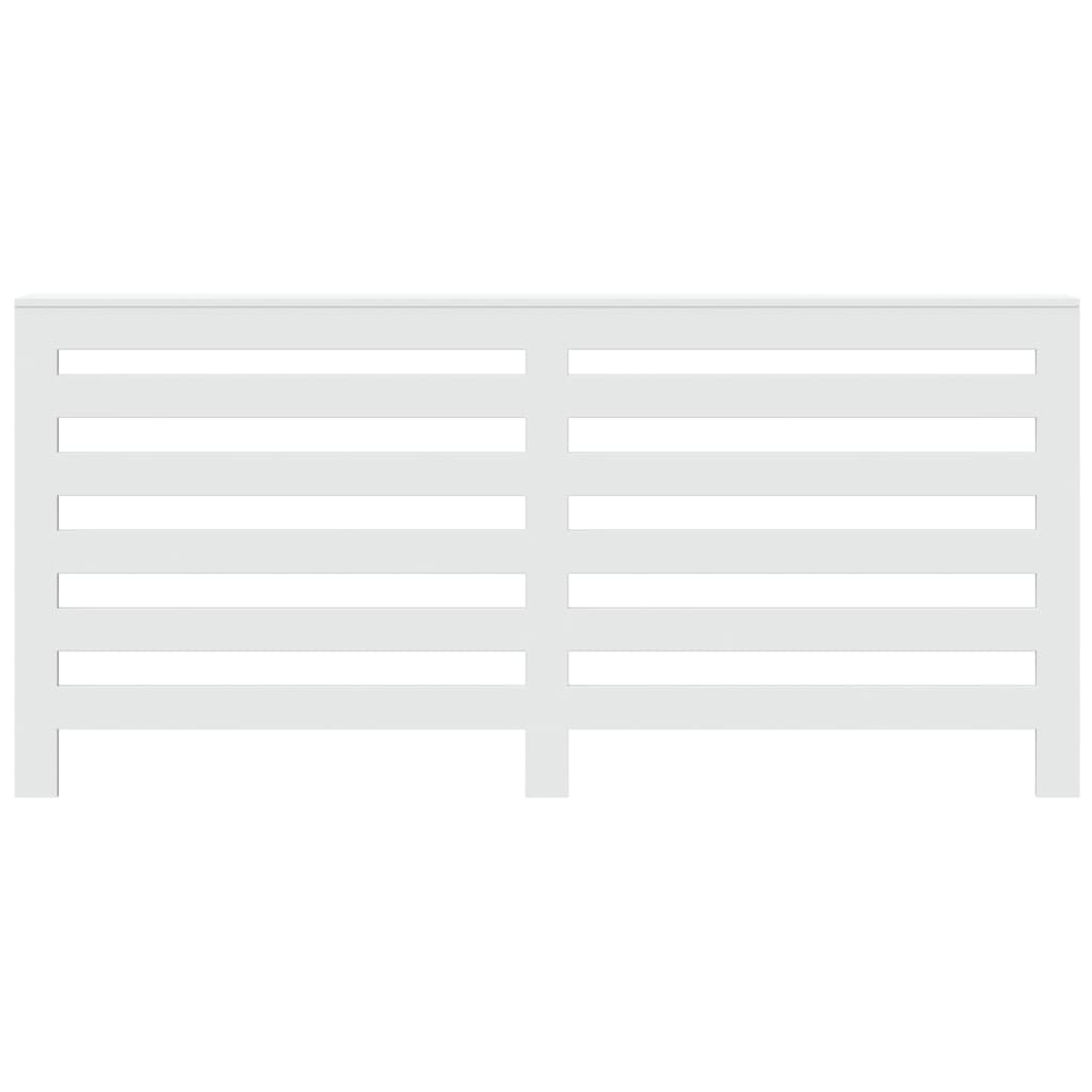 Radiatorombouw 175x20x82 cm bewerkt hout wit