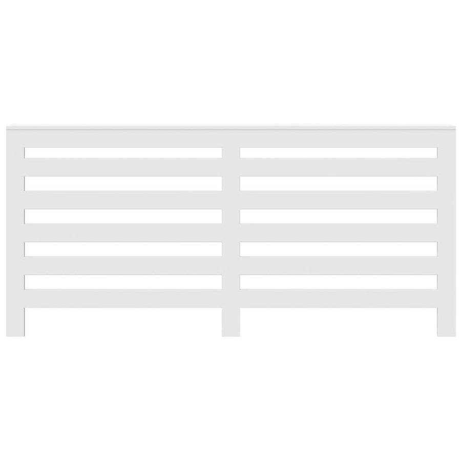 Radiatorombouw 175x20x82 cm bewerkt hout wit