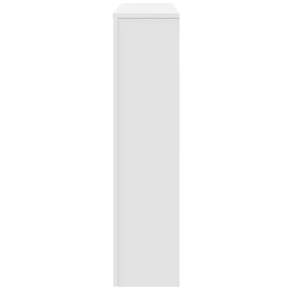 Radiatorombouw 175x20x82 cm bewerkt hout wit