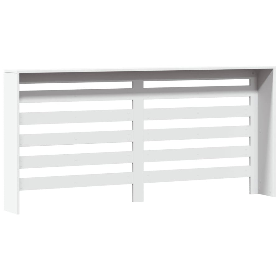 Radiatorombouw 175x20x82 cm bewerkt hout wit