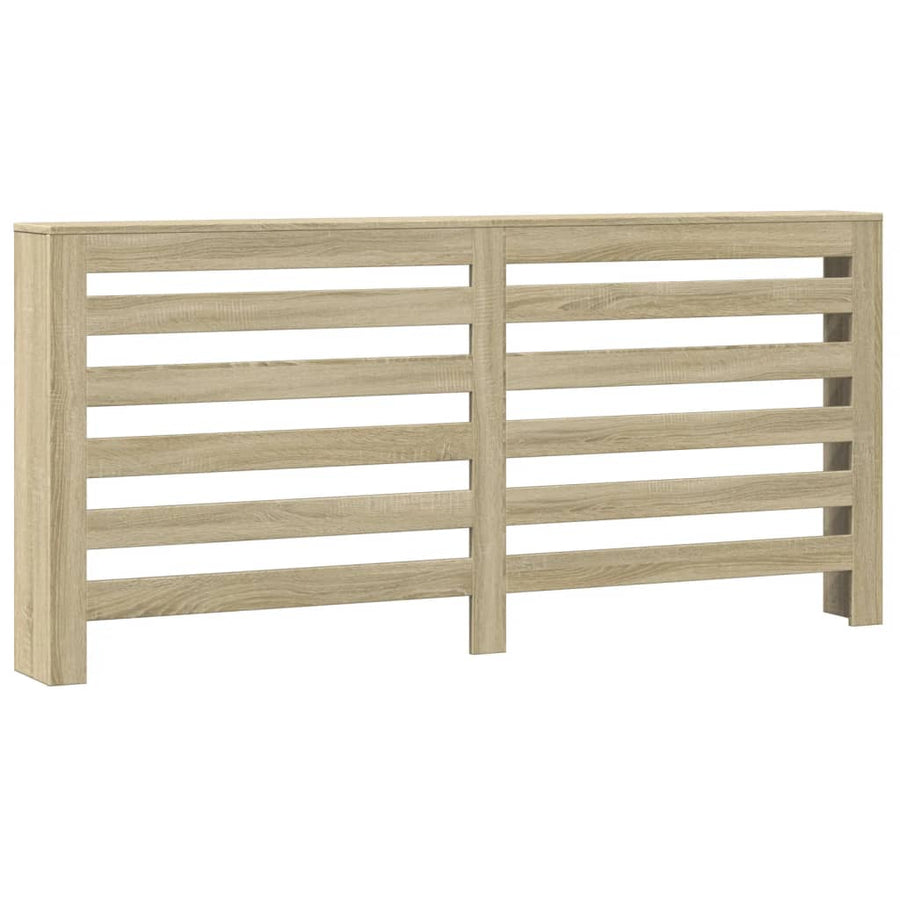 Radiatorombouw 175x20x82 cm bewerkt hout sonoma eikenkleurig