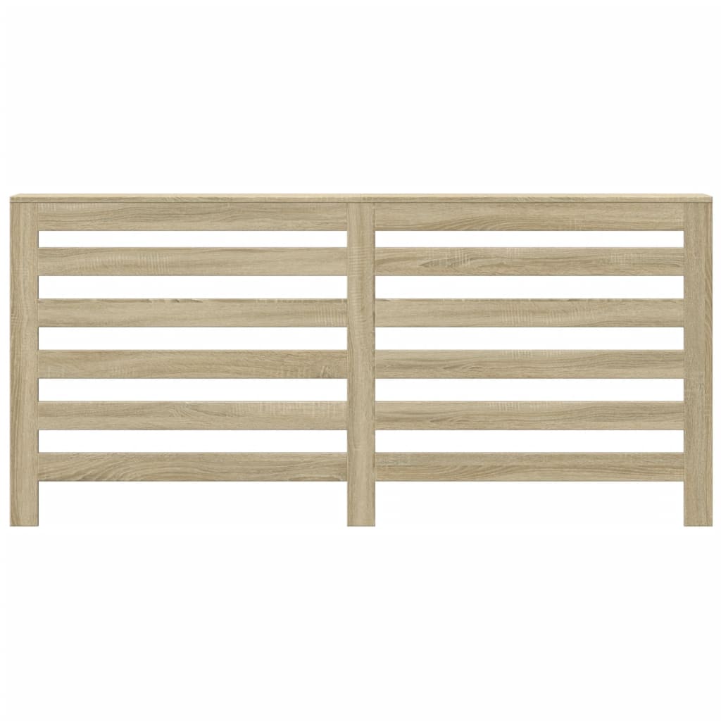 Radiatorombouw 175x20x82 cm bewerkt hout sonoma eikenkleurig