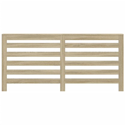 Radiatorombouw 175x20x82 cm bewerkt hout sonoma eikenkleurig