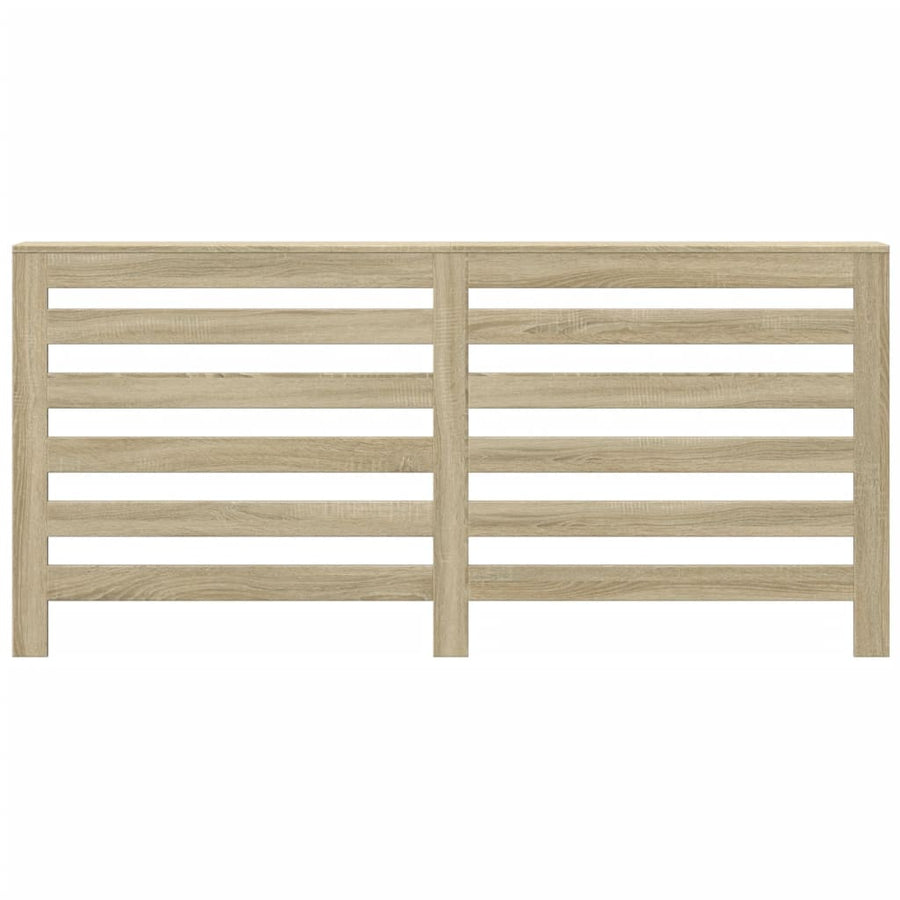 Radiatorombouw 175x20x82 cm bewerkt hout sonoma eikenkleurig