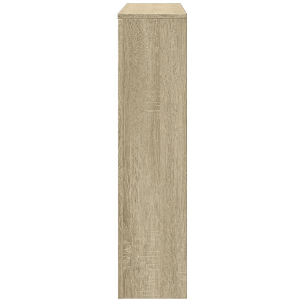 Radiatorombouw 175x20x82 cm bewerkt hout sonoma eikenkleurig