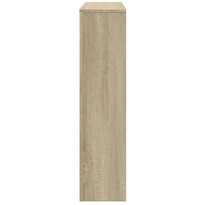 Radiatorombouw 175x20x82 cm bewerkt hout sonoma eikenkleurig