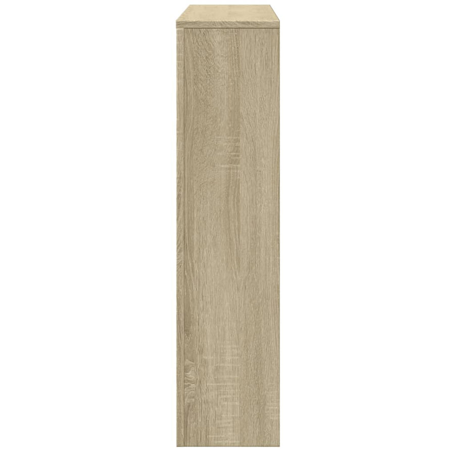 Radiatorombouw 175x20x82 cm bewerkt hout sonoma eikenkleurig