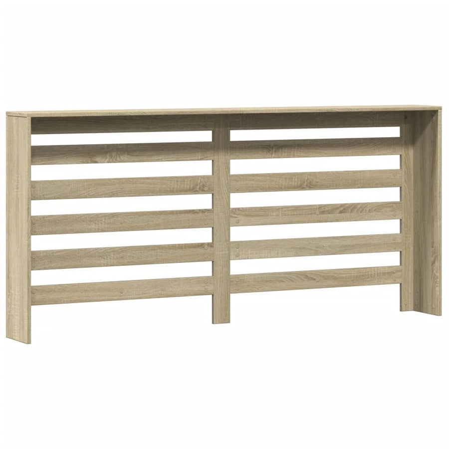 Radiatorombouw 175x20x82 cm bewerkt hout sonoma eikenkleurig