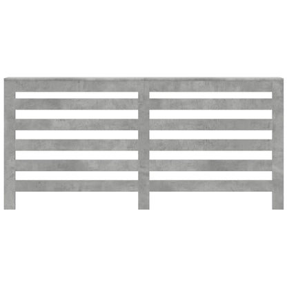 Radiatorombouw 175x20x82 cm bewerkt hout betongrijs