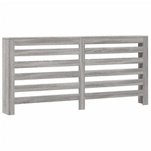 Radiatorombouw 175x20x82 cm bewerkt hout grijs sonoma eiken
