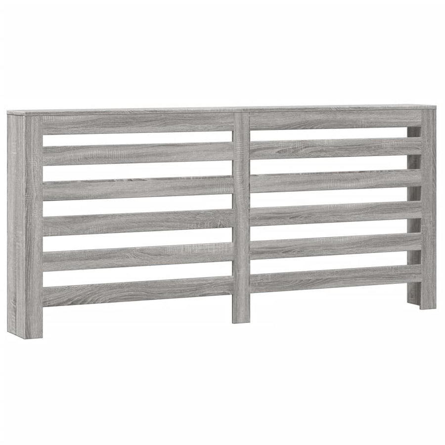 Radiatorombouw 175x20x82 cm bewerkt hout grijs sonoma eiken
