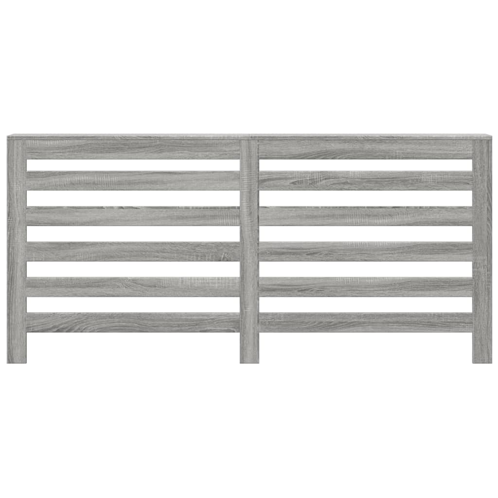 Radiatorombouw 175x20x82 cm bewerkt hout grijs sonoma eiken