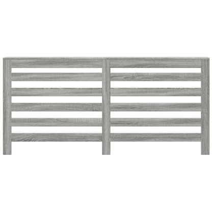 Radiatorombouw 175x20x82 cm bewerkt hout grijs sonoma eiken