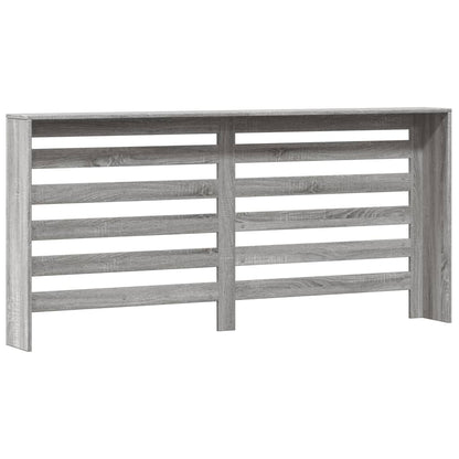 Radiatorombouw 175x20x82 cm bewerkt hout grijs sonoma eiken