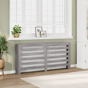 Radiatorombouw 175x20x82 cm grijs sonoma eiken bewerkt hout