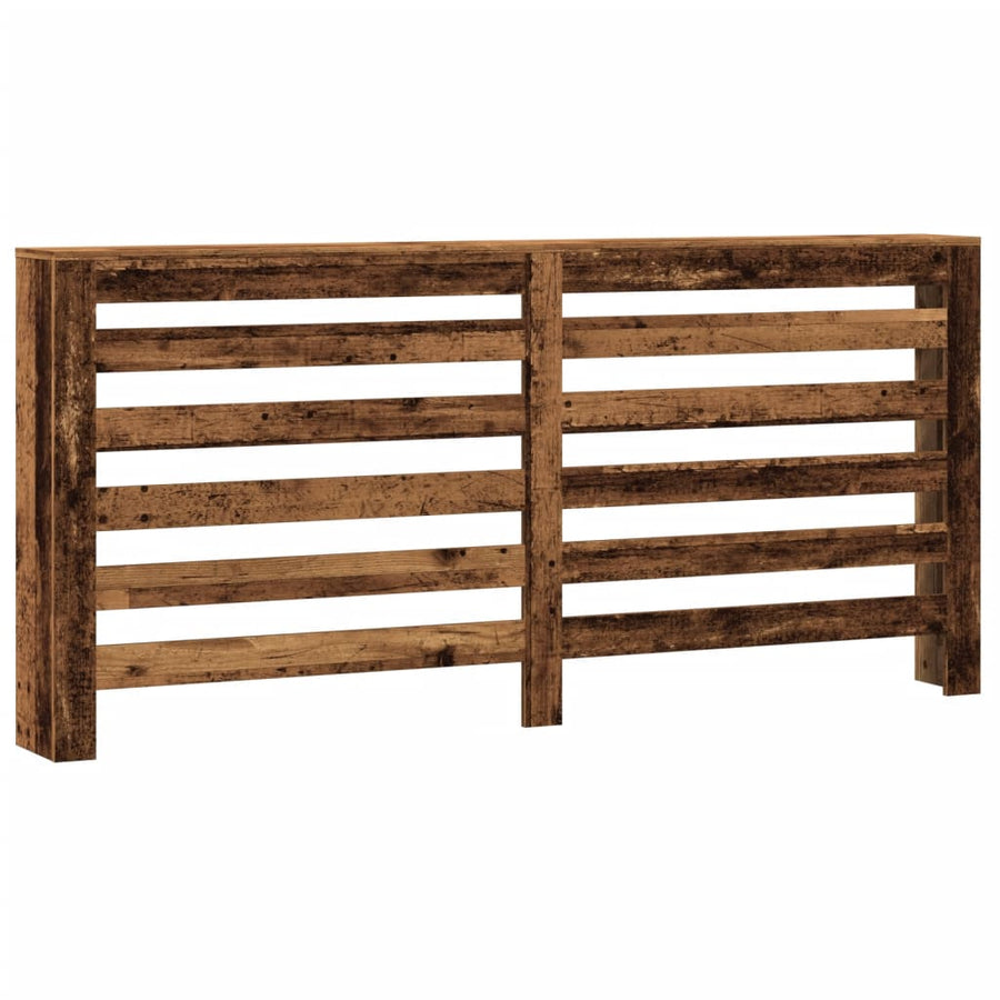 Radiatorombouw 175x20x82 cm bewerkt hout oud hout